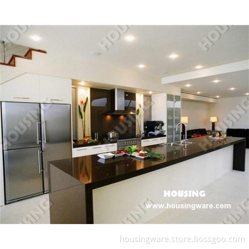 Close to Nature Style Lacquer Kitchen Cabinet Design with High Quality